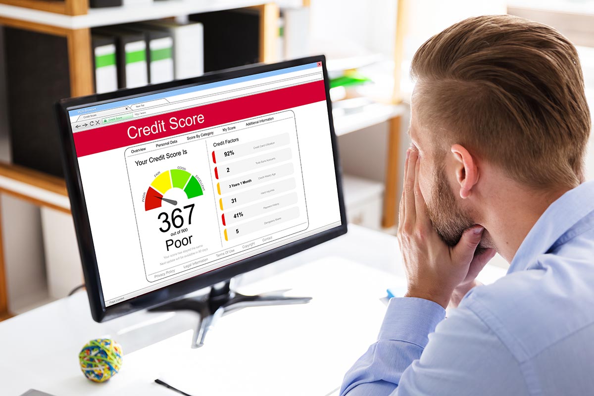 Person Looking At Computer Screen